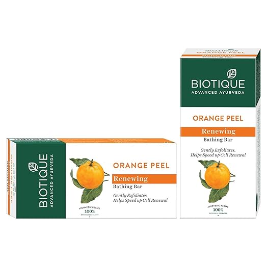 Buy Biotique Orange Peel Renewing Bathing Bar