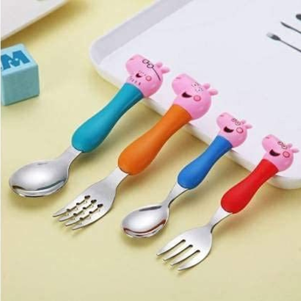 Buy Muthu Groups Peppa pig spoon and fork set online usa [ USA ] 