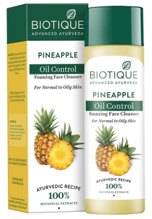 Buy Biotique Pineapple Oil Control Foaming Face Cleanser