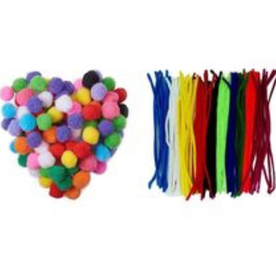 Buy Muthu Groups Pom pom/pipe cleaner combo