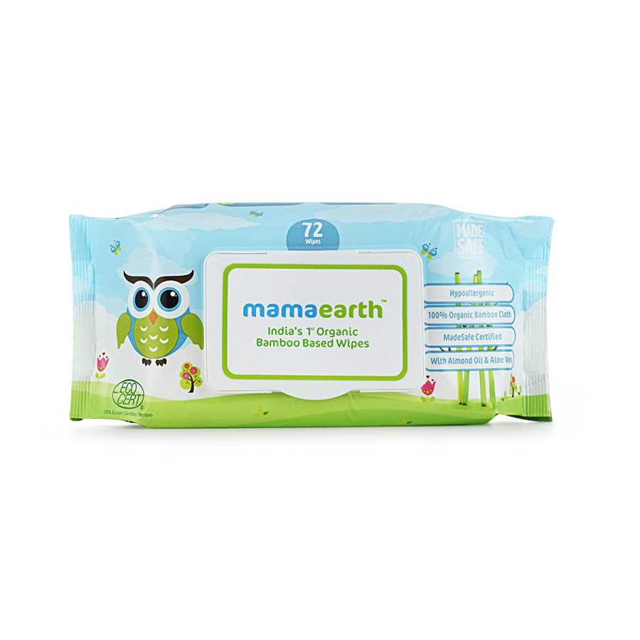 Buy MamaEarth  India's First Organic Bamboo Based Baby Wipes online usa [ US ] 