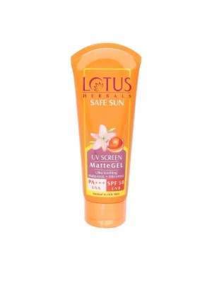 Buy Lotus Herbals Safe Sun UV Screen Matte Gel Sunscreen with SPF 50 online usa [ US ] 