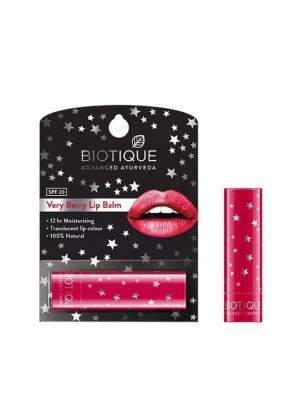 Buy Biotique Advanced Ayurveda Very Berry SPF 20 Lip Balm