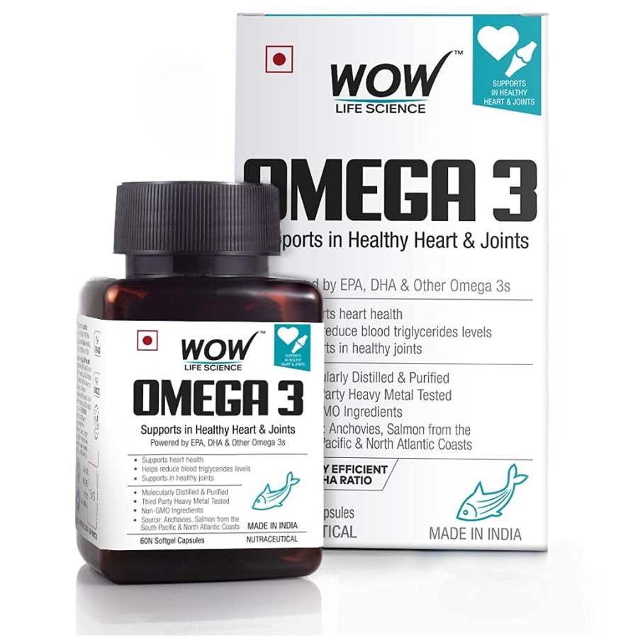 Buy WOW Omega-3 Fish Oil Triple Strength Capsules online usa [ USA ] 