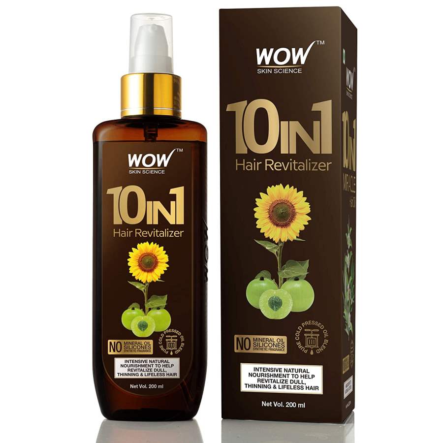 Buy WOW 10 in 1 Miracle No Parabens & Mineral Oil Hair Revitalizer Mist Spray online usa [ USA ] 