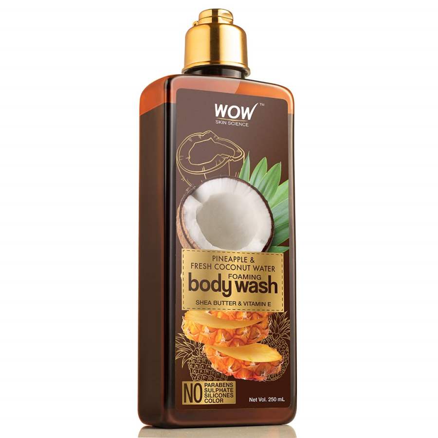 Buy WOW Skin Science Pineapple & Fresh Coconut Water Foaming Body Wash online usa [ USA ] 