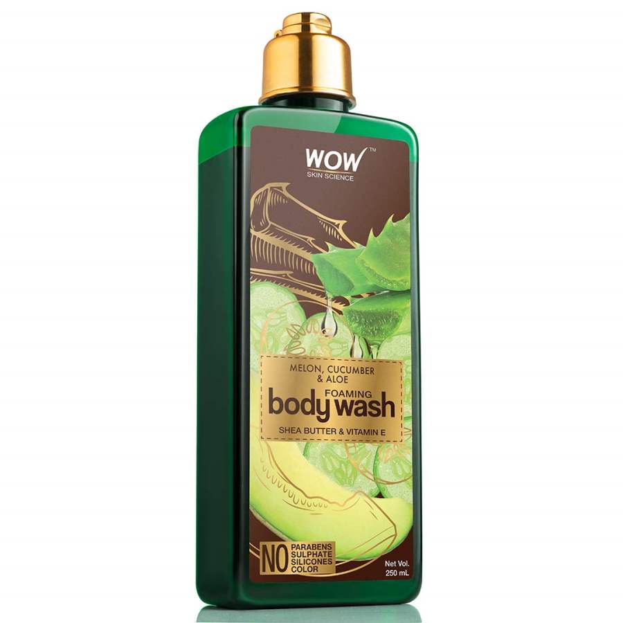 Buy WOW Skin Science Melon, Cucumber & Aloe Foaming Body Wash online usa [ USA ] 