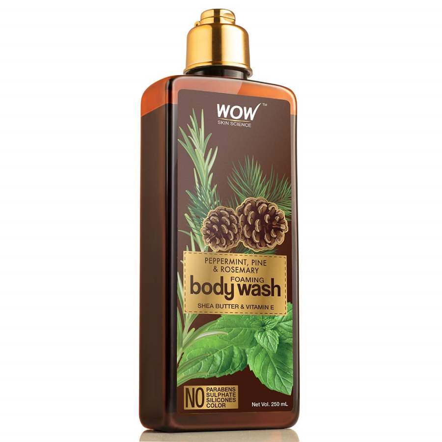 Buy WOW Skin Science Peppermint, Pine & Rosemary Foaming Body Wash online usa [ USA ] 