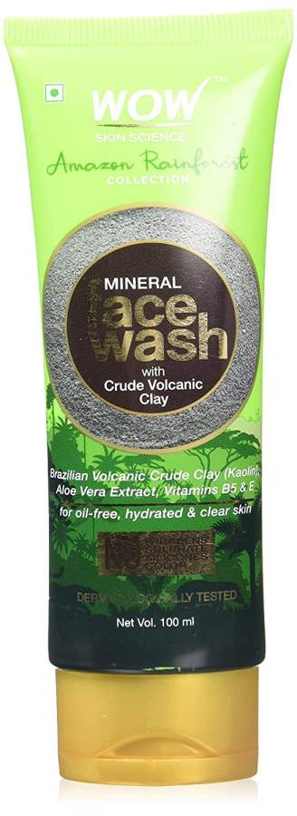 Buy WOW Amazon Rainforest Collection Mineral Face Wash with Crude Volcanic Clay online usa [ USA ] 