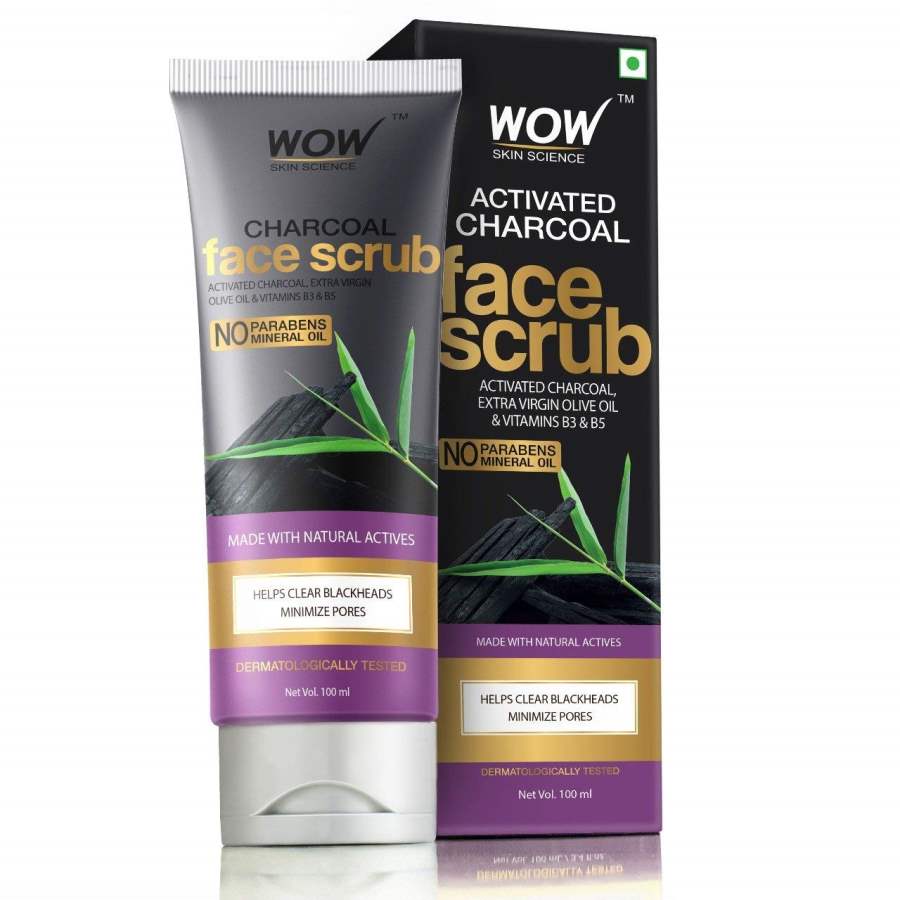 Buy WOW Activated Charcoal Face Scrub online usa [ USA ] 