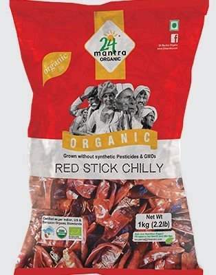 Buy 24 mantra Red Stick Chilly