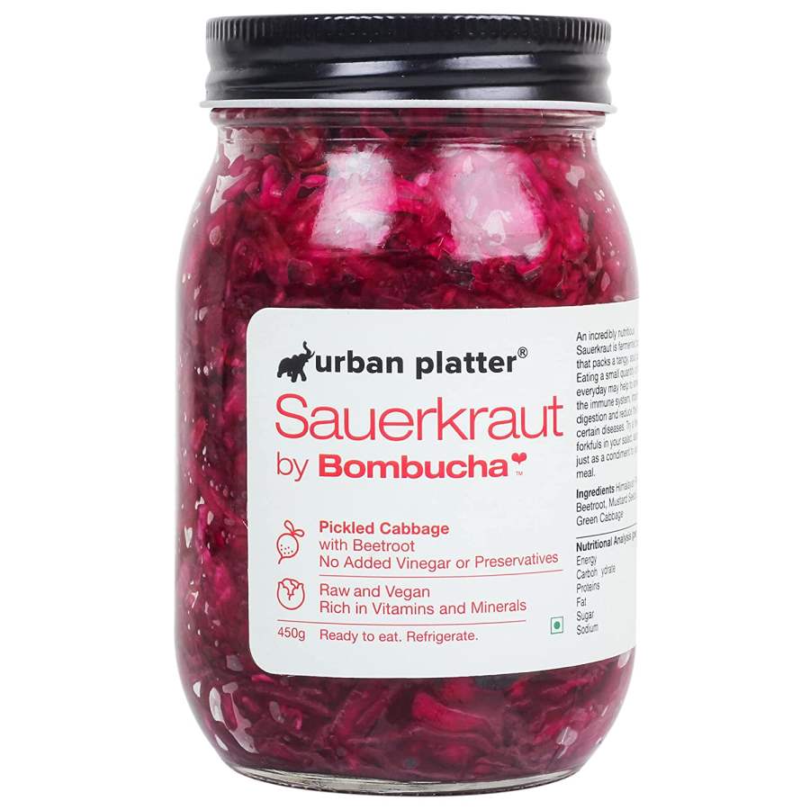 Buy Urban Platter Sauerkraut Original Pickled Probiotic Cabbage with Beetroot online usa [ USA ] 