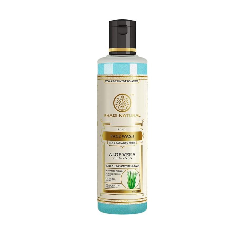 Buy Khadi Natural Aloevera Face Wash With Scrub