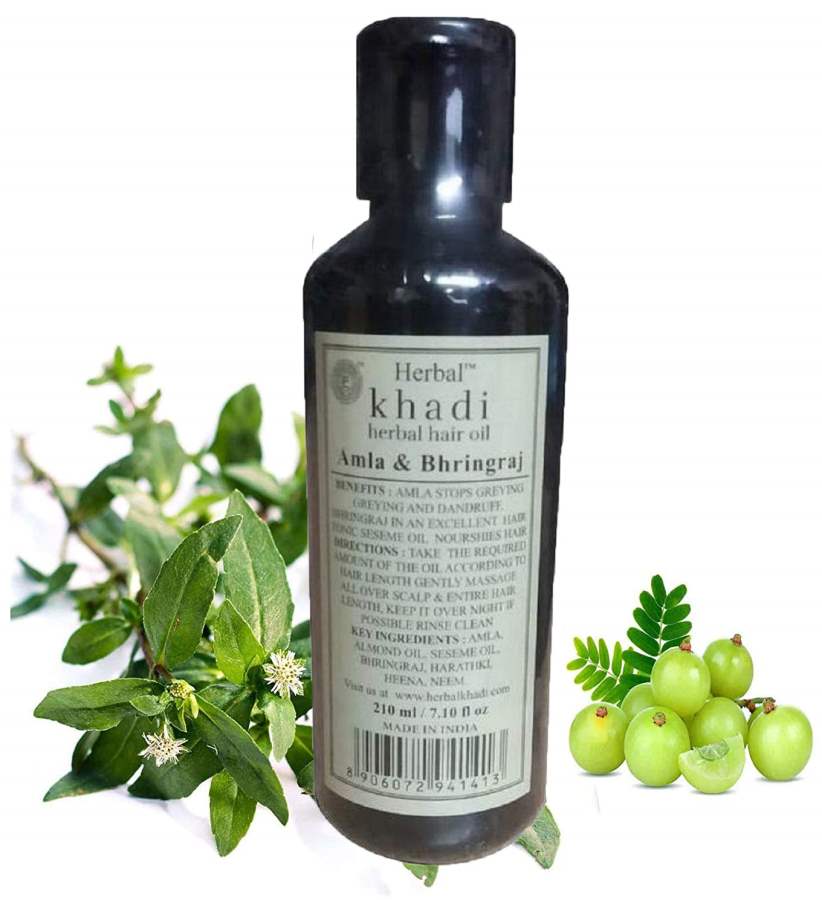 Buy Khadi Natural Amla & Bhringraj Hair Oil  online usa [ USA ] 