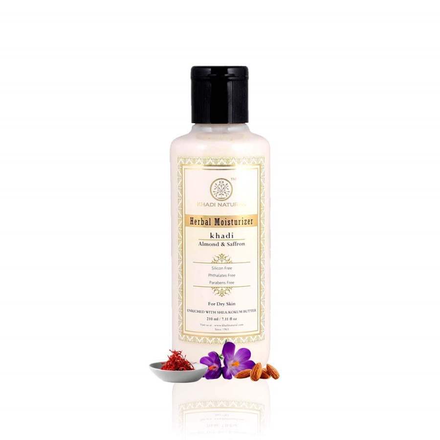 Buy Khadi Natural Paraben Free Almond And Saffron Moisturizer