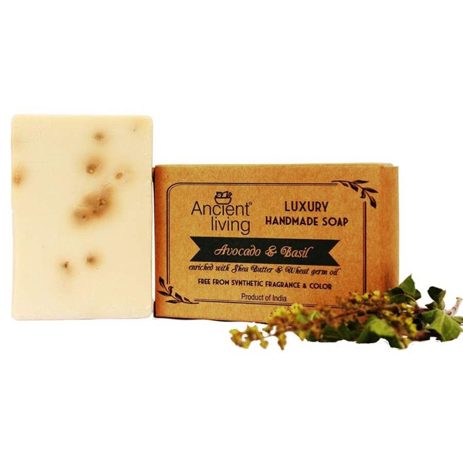 Buy Ancient Living Avacado & Basil Luxury Soap