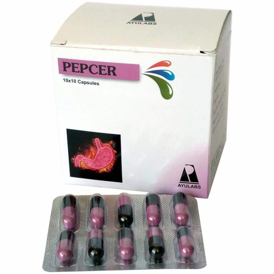 Buy Ayulabs Ayurveda Pepcer Capsules - 100 tab