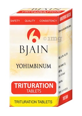 Buy B Jain Homeo Yohimbinum Trituration Tablets - 25 gm