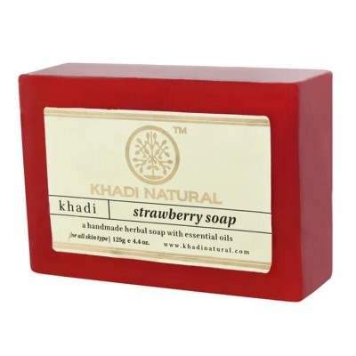 Buy Khadi Natural Strawberry Soap