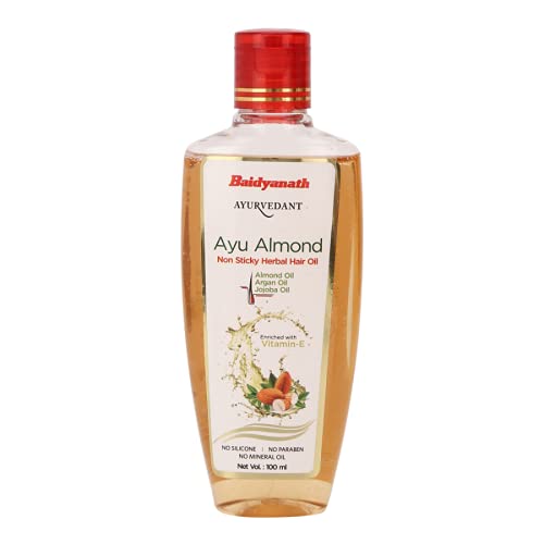 Buy Baidyanath Ayu Almond Non Sticky Herbal Hair Oil