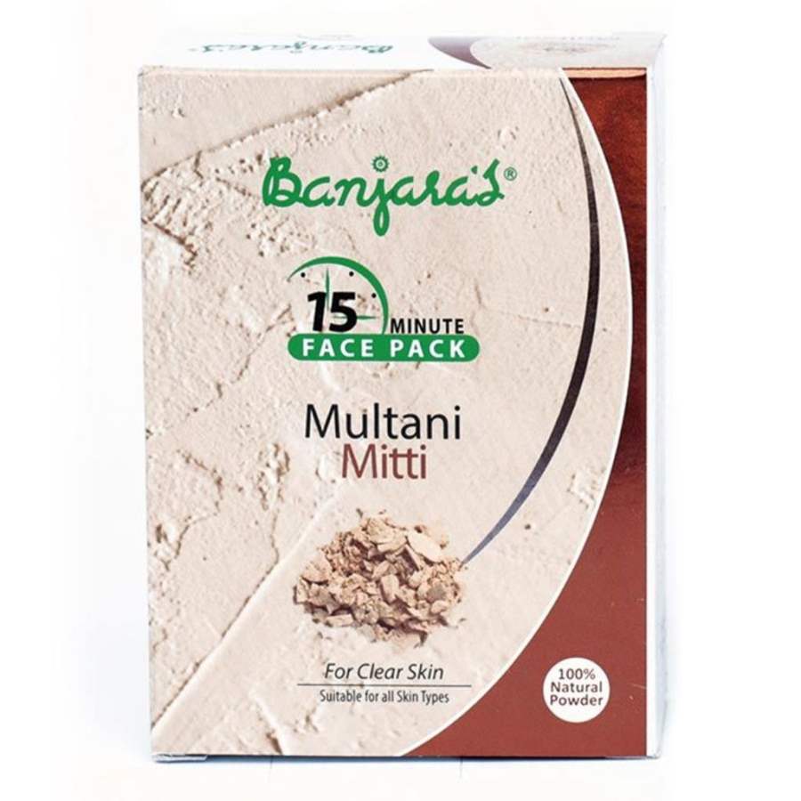 Buy Banjaras 15Minute Multani Mitti Face Pack Powder