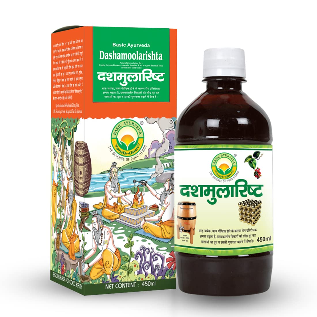 Buy Basic Ayurveda Dashamoolarishta Syrup