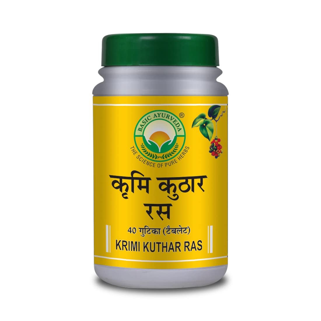 Buy Basic Ayurveda Krimi Kuthar Ras Tablet