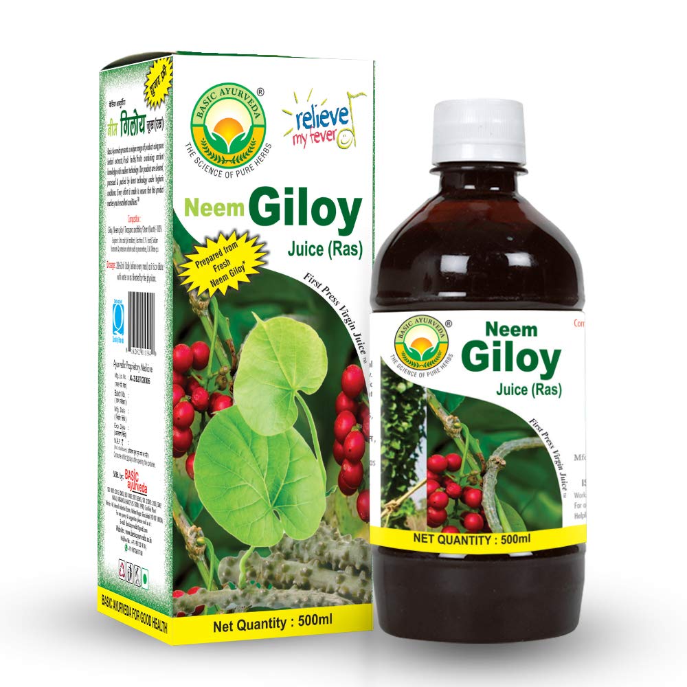 Buy Basic Ayurveda Neem Giloy Juice (Ras)