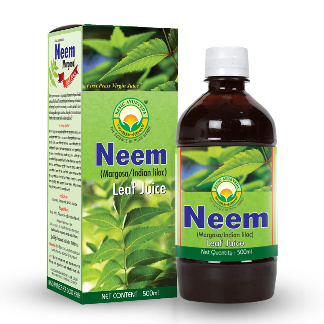 Buy Basic Ayurveda Neem Leaf Margosa Juice