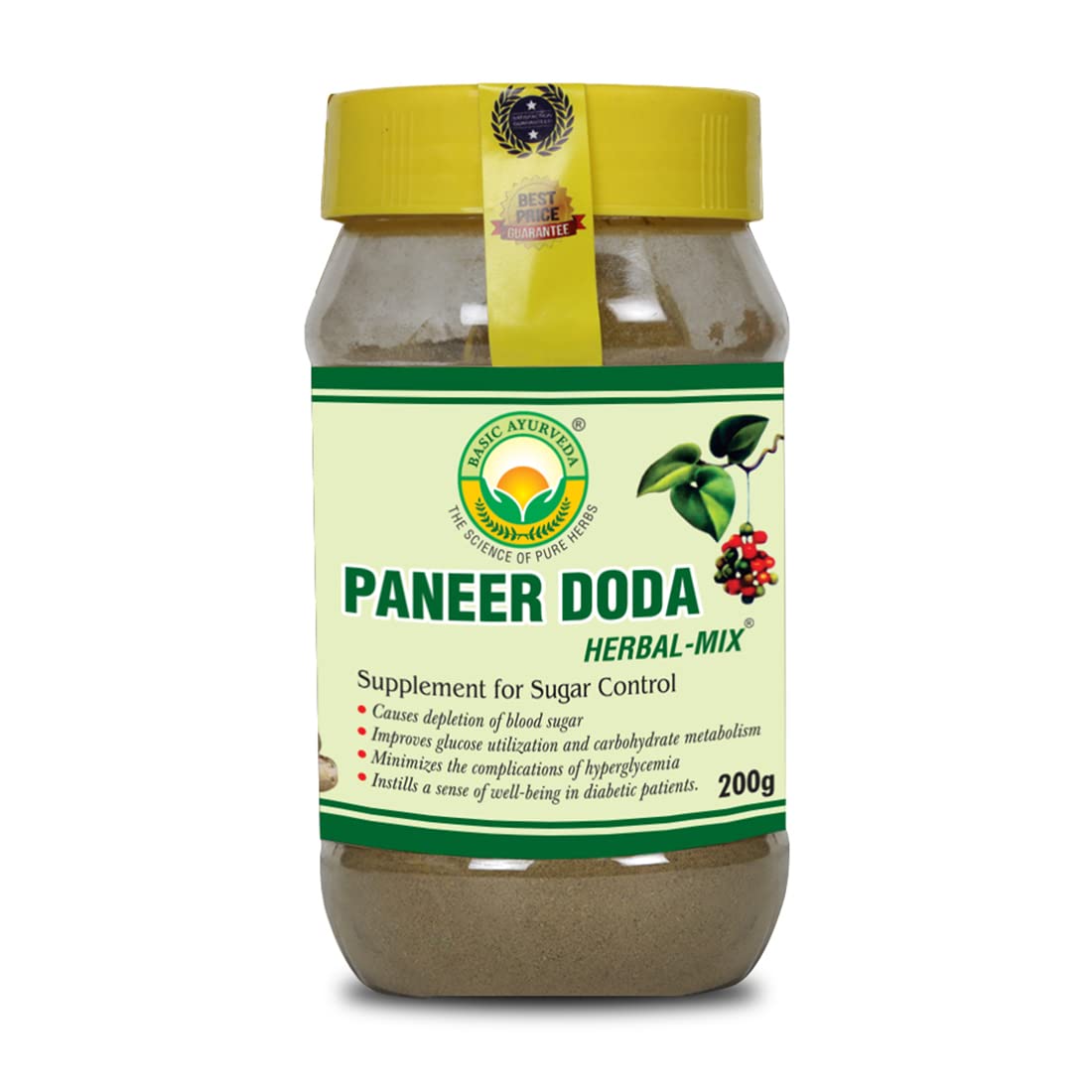 Buy Basic Ayurveda Paneer Doda Herbal Mix Powder