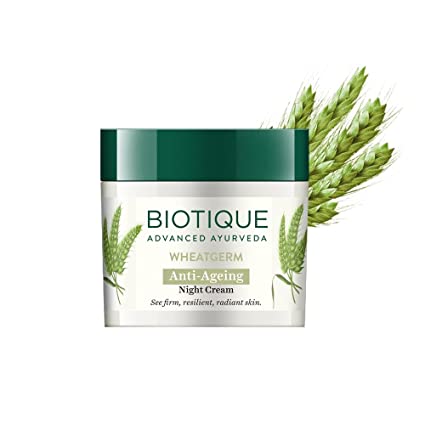 Buy Biotique WheatGerm Anti-Ageing Night Cream