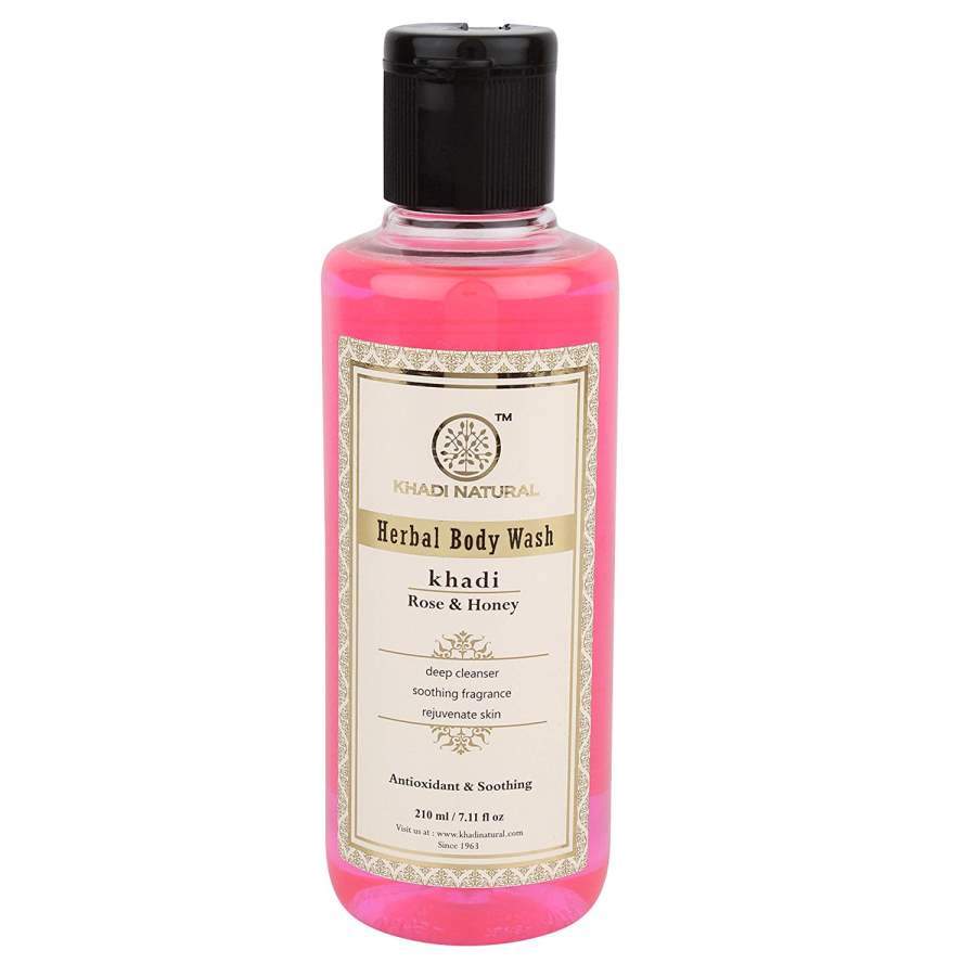 Buy Khadi Natural Herbal Rose and Honey Body Wash