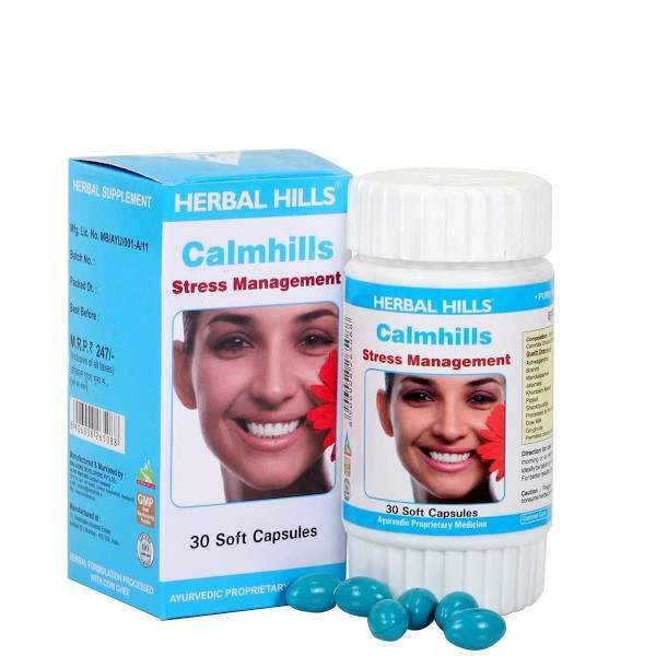 Buy Herbal Hills Calmhills Stress Management Formula Capsules online usa [ USA ] 