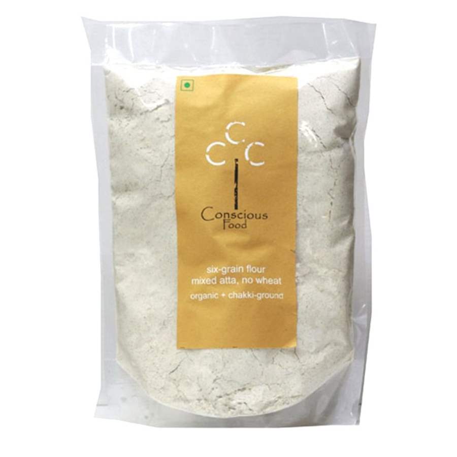 Buy Conscious Food Six Grain Flour (Wheat - Free)