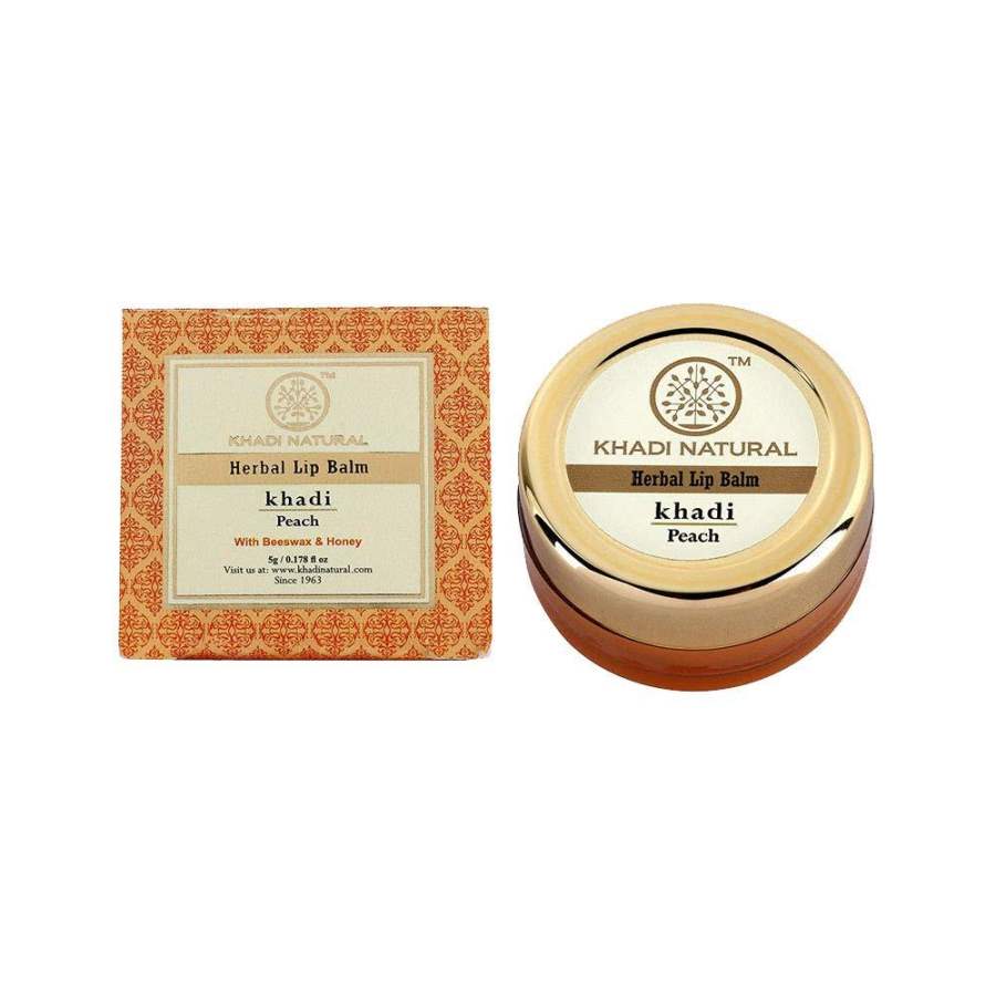 Buy Khadi Natural Lip Balm Peach