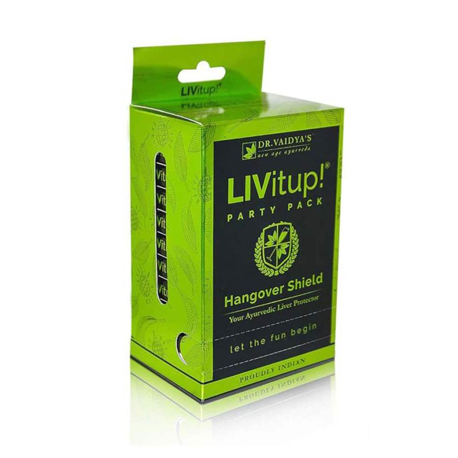 Buy Dr.Vaidyas Livitup Party Pack - Hangover Pills