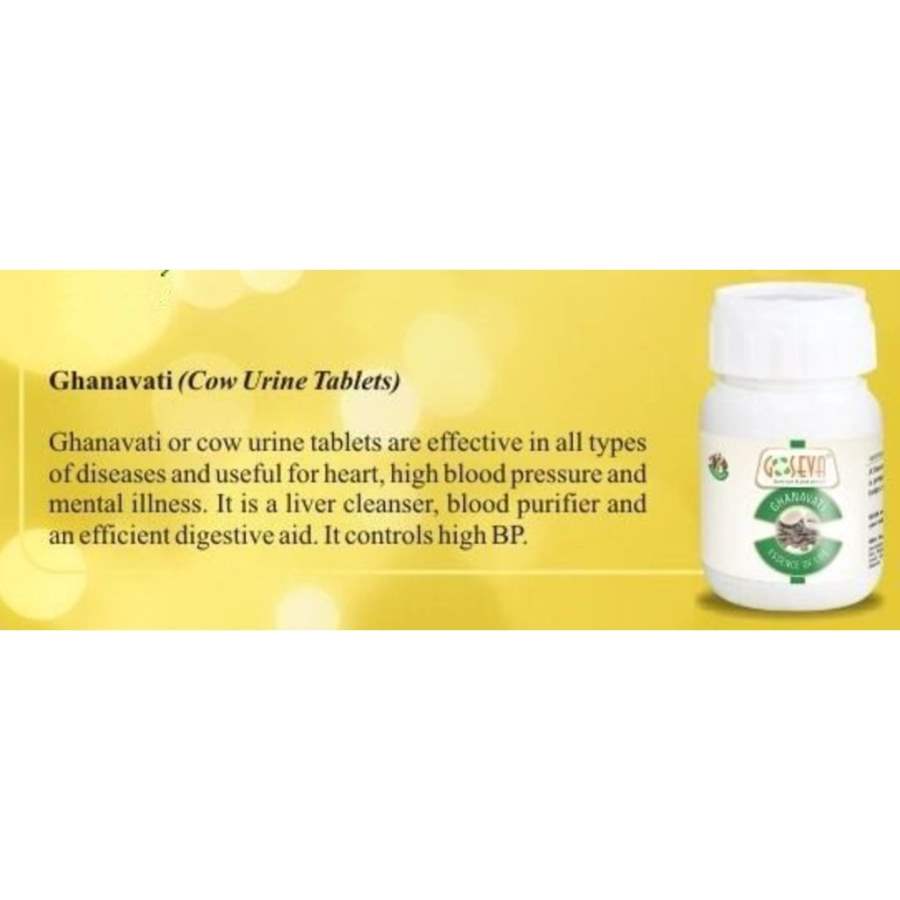 Buy Goseva Ghanavati - Cow Urine Tablets online usa [ USA ] 