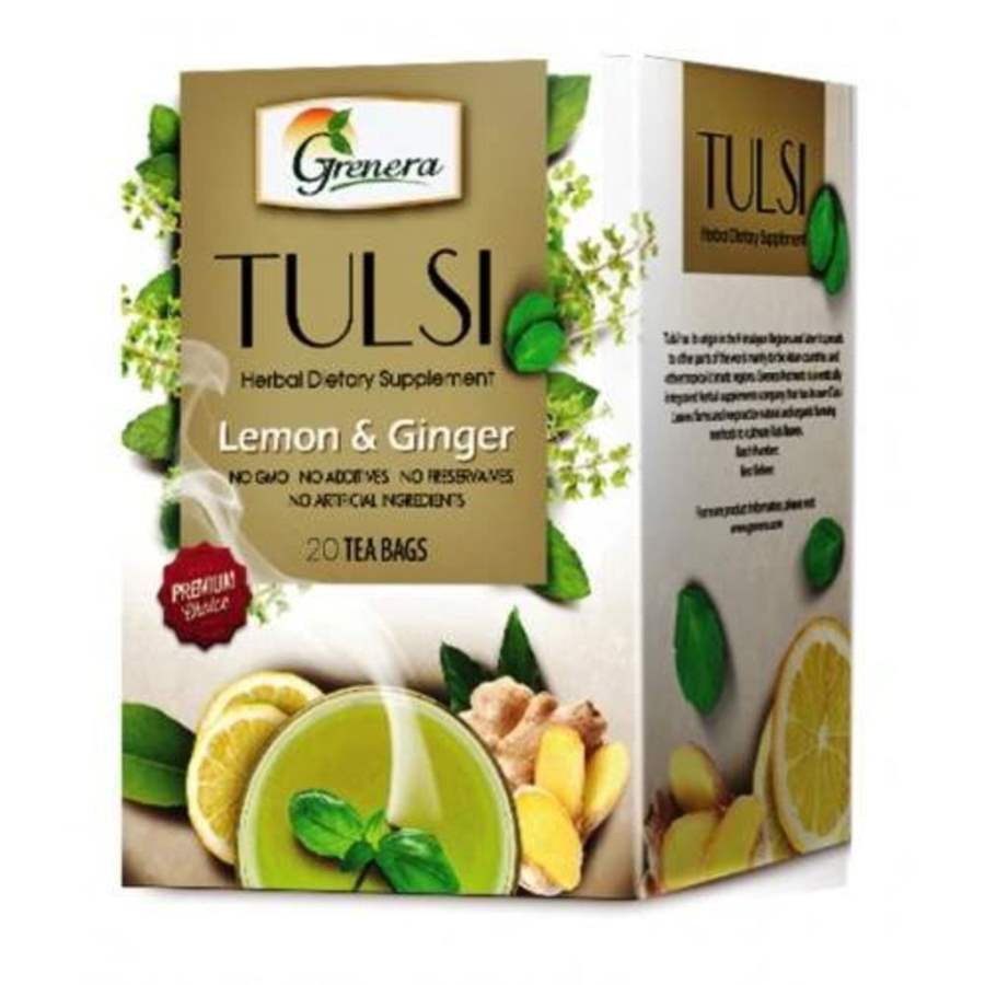 Buy Grenera Tulsi Lemon Ginger Infusion Tea online usa [ USA ] 