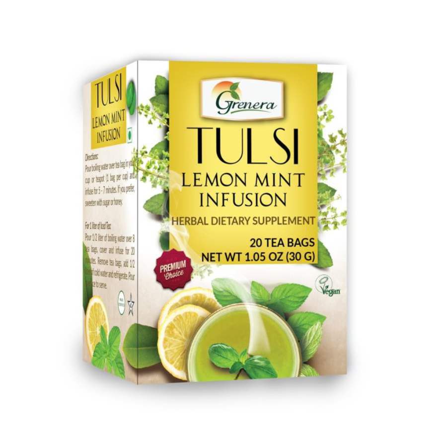 Buy Grenera Tulsi Lemon Mint Infusion Tea