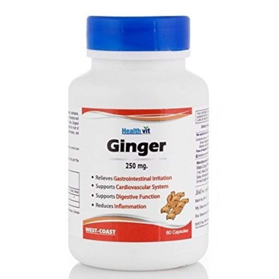 Buy Healthvit Ginger Powder 250 Mg Capsules online usa [ USA ] 