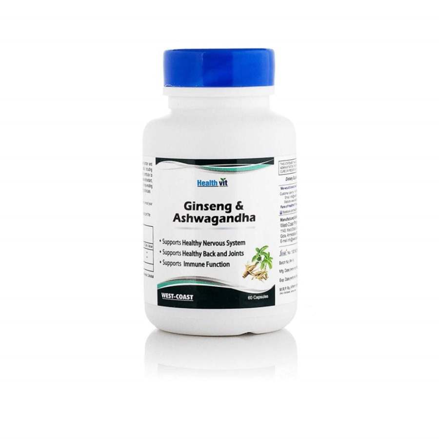 Buy Healthvit Ginseng With Ashwagandha