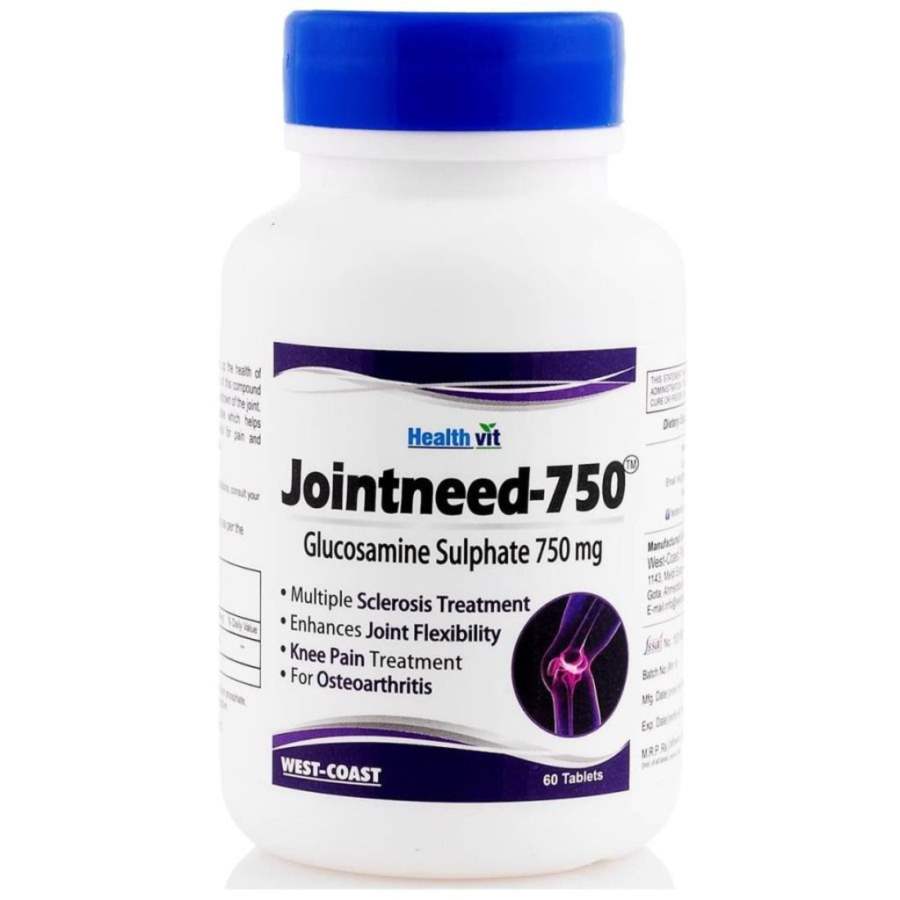 Buy Healthvit Jointneed Glucosamine Sulphate 750 mg