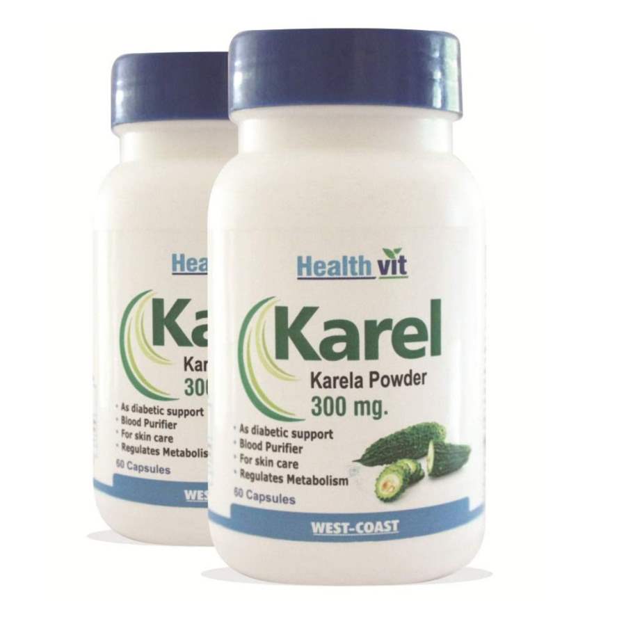 Buy Healthvit Karel Karela Powder 300 mg Capsules online usa [ USA ] 