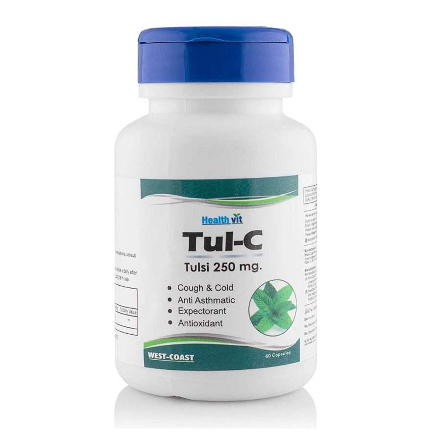 Buy Healthvit Tul-C Tulsi Powder 250 mg Capsules online usa [ USA ] 