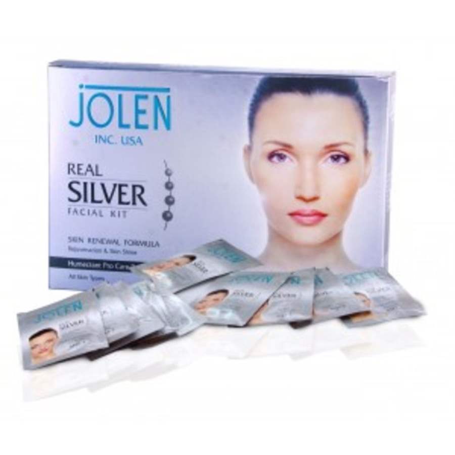 Buy Jolen Real Silver Facial Kit - Pouch