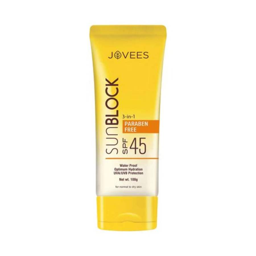 Buy Jovees Herbals Anjeer and Carrot Sun Block SPF 45 online usa [ USA ] 