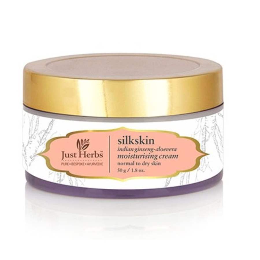 Buy Just Herbs Silkskin Indian Ginseng Aloevera Moisturising Cream online usa [ USA ] 