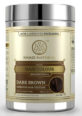 Buy Khadi Natural Dark Brown Hair Colour