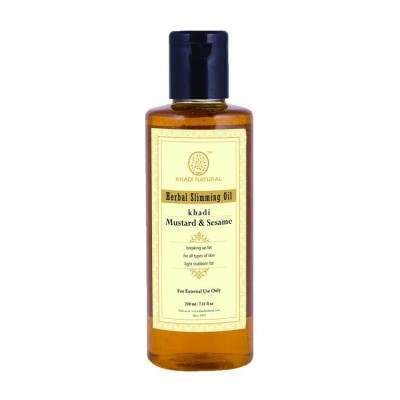 Buy Khadi Natural Mustard & Sesame Slimming Oil