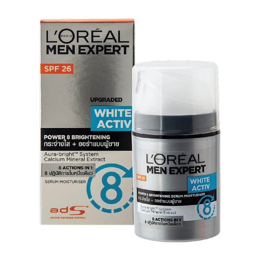 Buy Loreal Paris Men Expert White Activ Whitening Moisturing Fluid online usa [ USA ] 